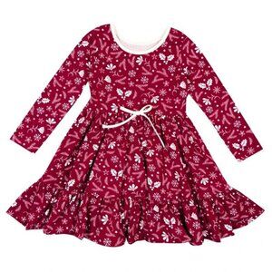 Eleanor Rose 4/5 Cranberry Holly Dress